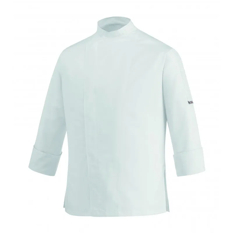 Chaqueta de cocina EGOCHEF 2073001E GUY WHITE slim fit