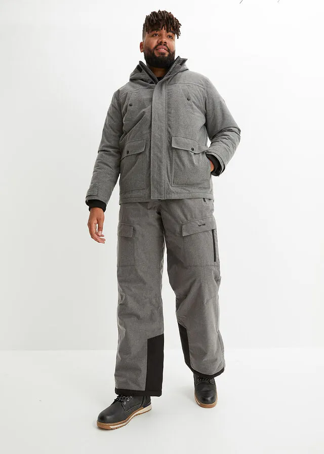 Chaqueta funcional Gris jaspeado