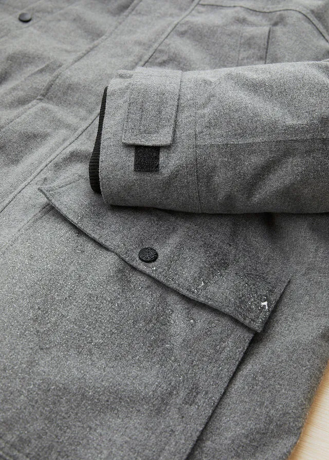 Chaqueta funcional Gris jaspeado