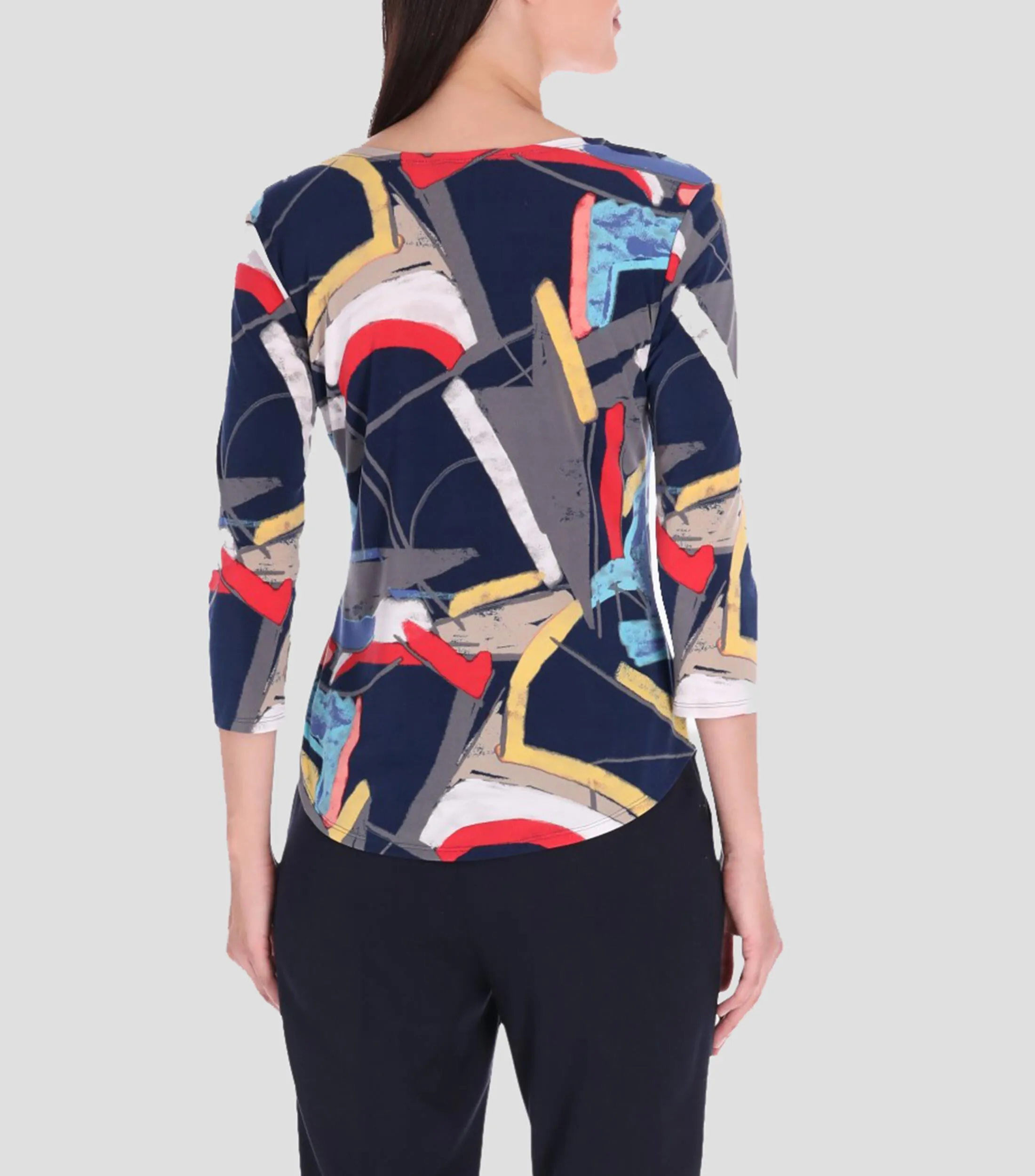 Charme Blusa Estampado Multicolor Manga 3,4 Mujer
