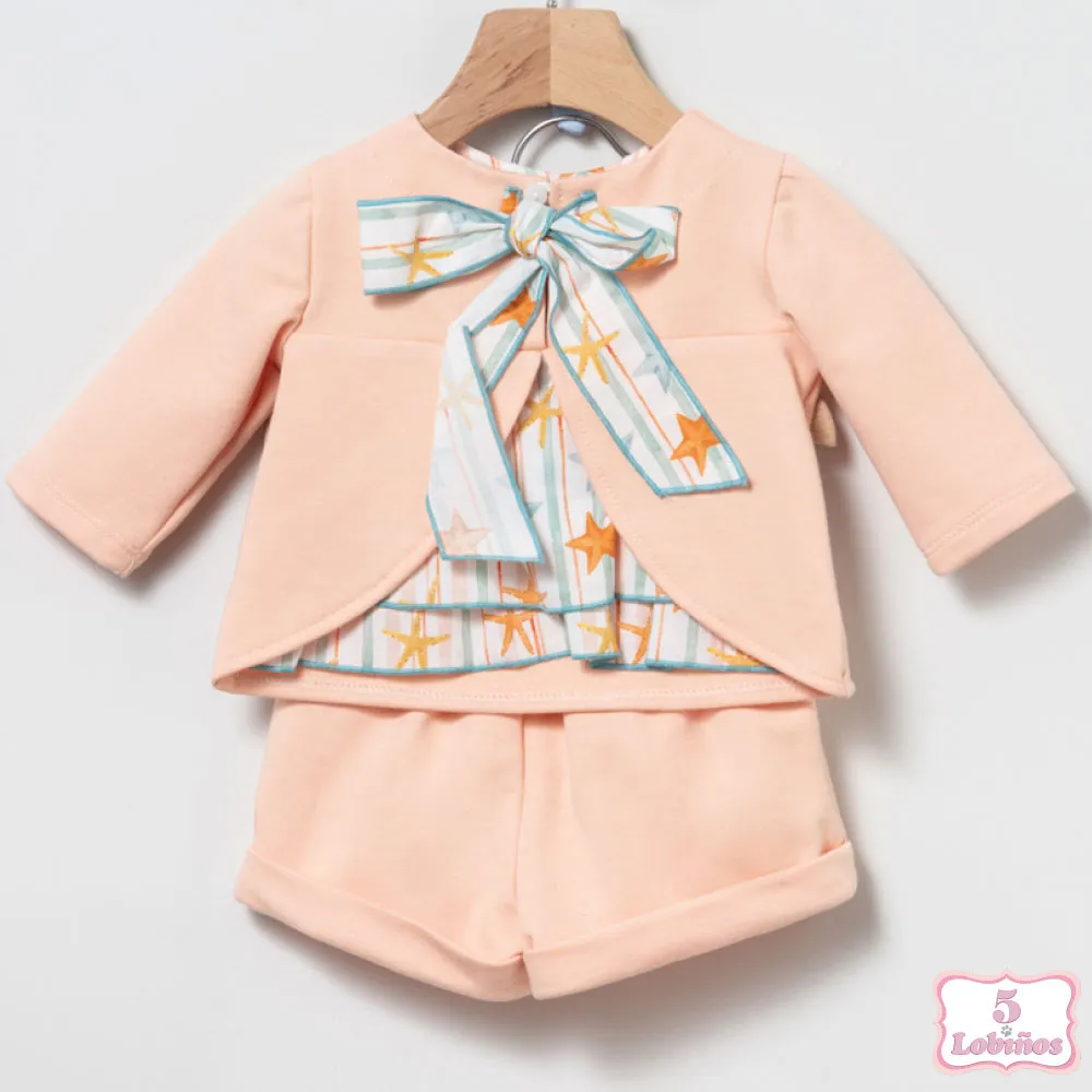 CONJUNTO BEBÉ NIÑA PULPO Coco Acqua