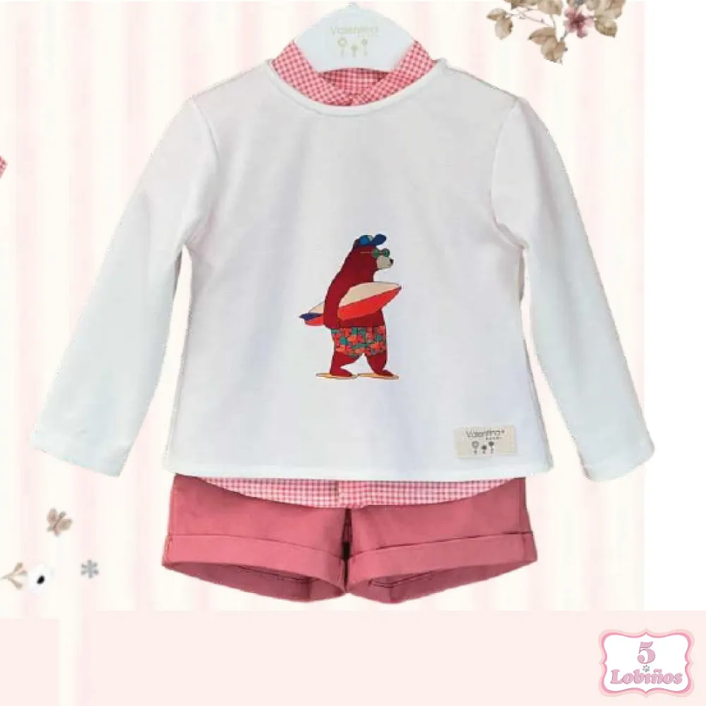 CONJUNTO BEBÉ NIÑO BAHAMAS Valentina Bebés