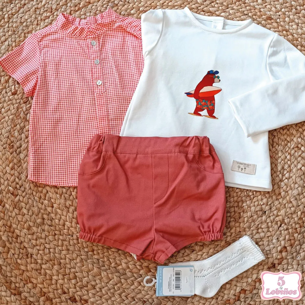 CONJUNTO BEBÉ NIÑO BAHAMAS Valentina Bebés