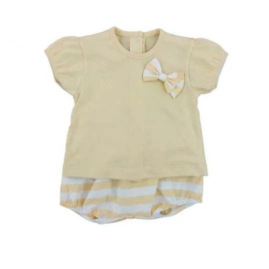 Conjunto bebé niña amarillo de Rapife