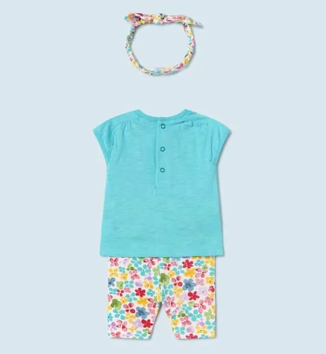 Conjunto bebé niña con diadema Mayoral