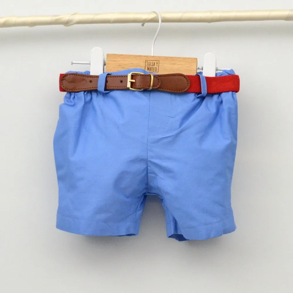 Conjunto Nio Florida con camisa y pantalón con cinturón