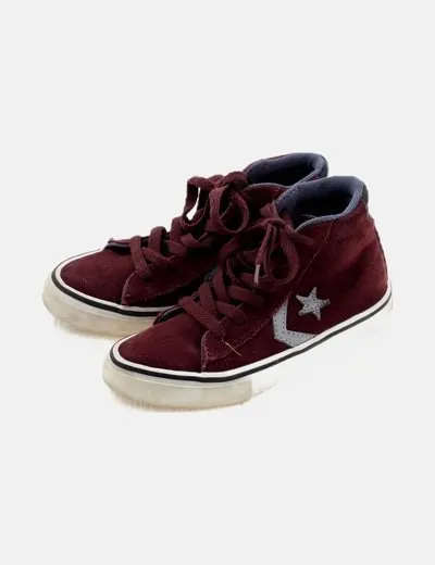 Converse Zapatilla granate tela