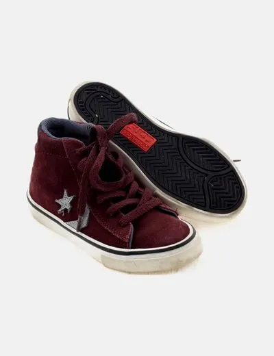 Converse Zapatilla granate tela