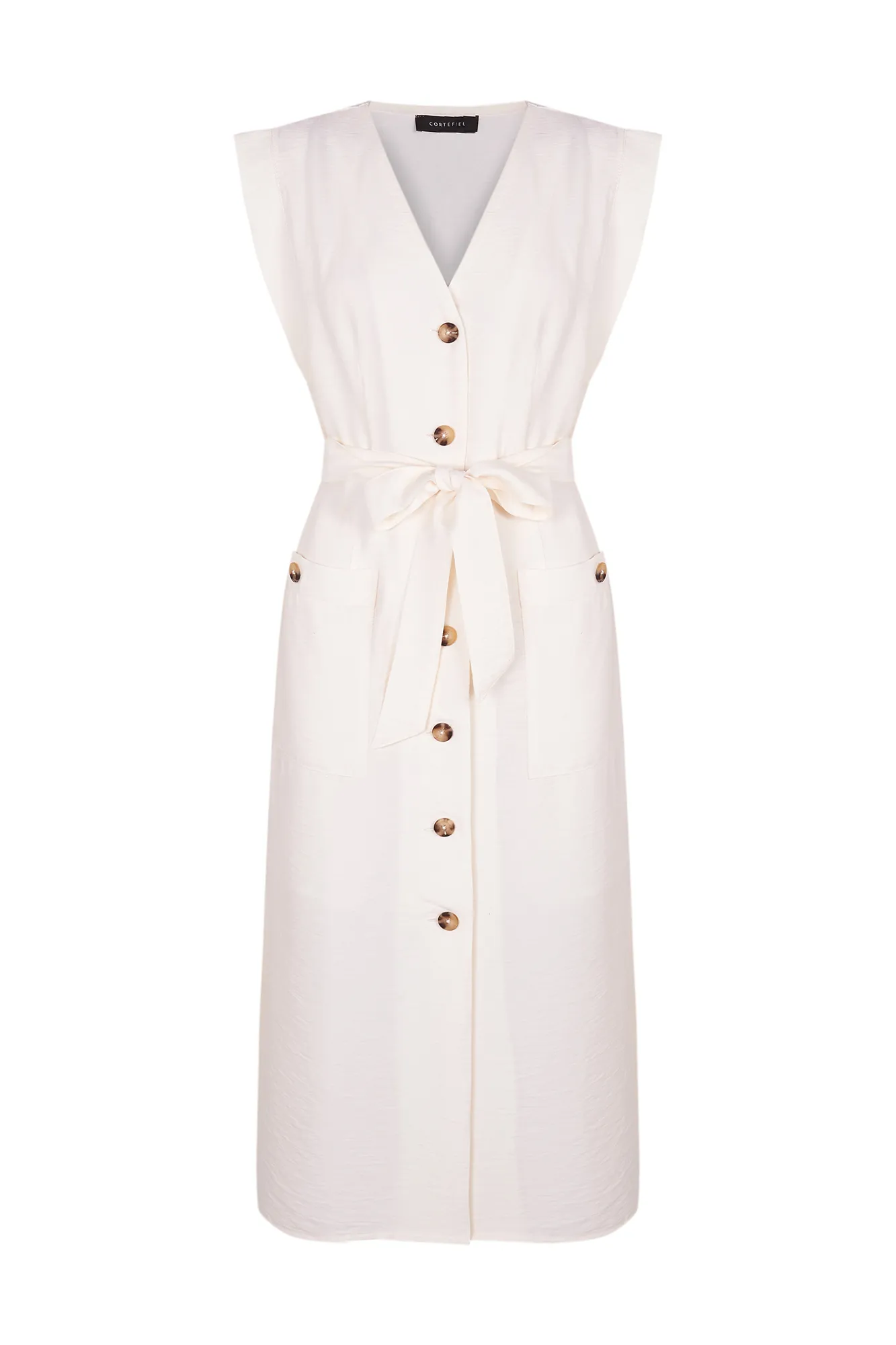 Cortefiel Vestido con bolsillos