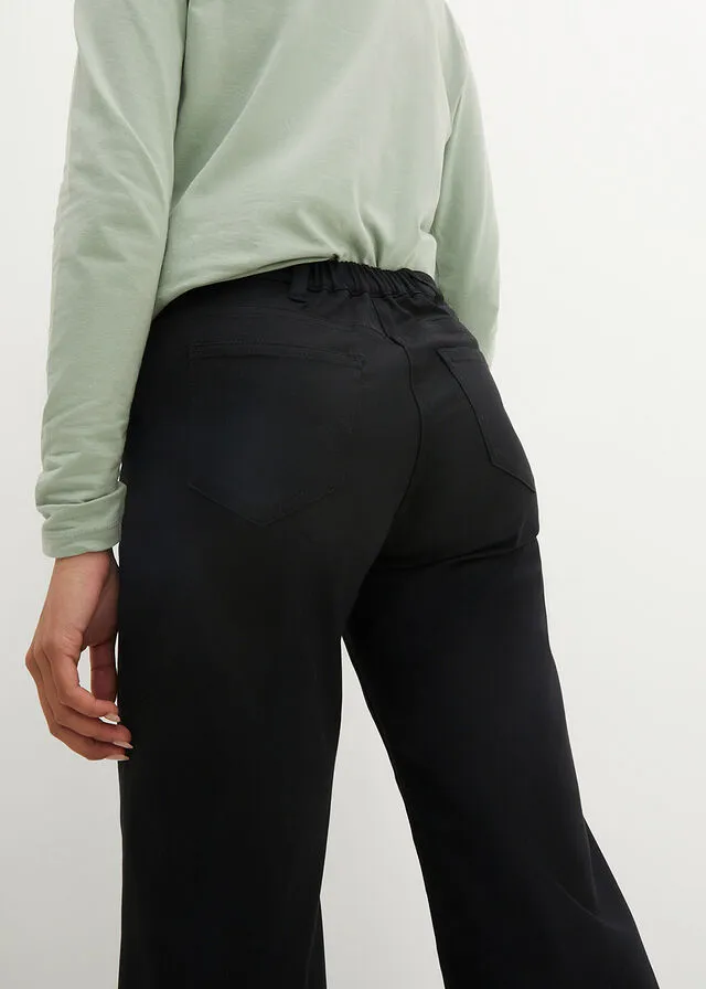 Culotte repelente al agua de senderismo con largo 7/8 Negro