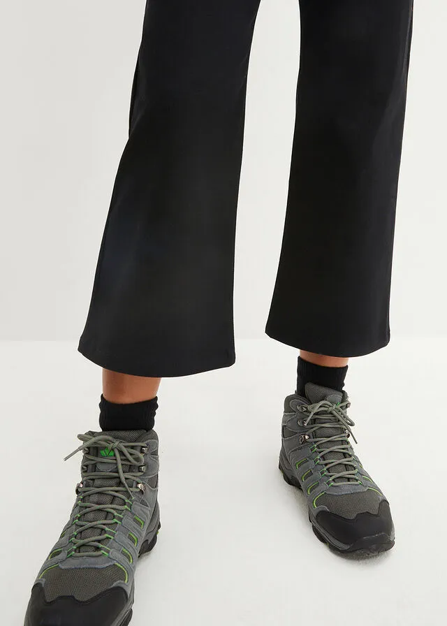 Culotte repelente al agua de senderismo con largo 7/8 Negro