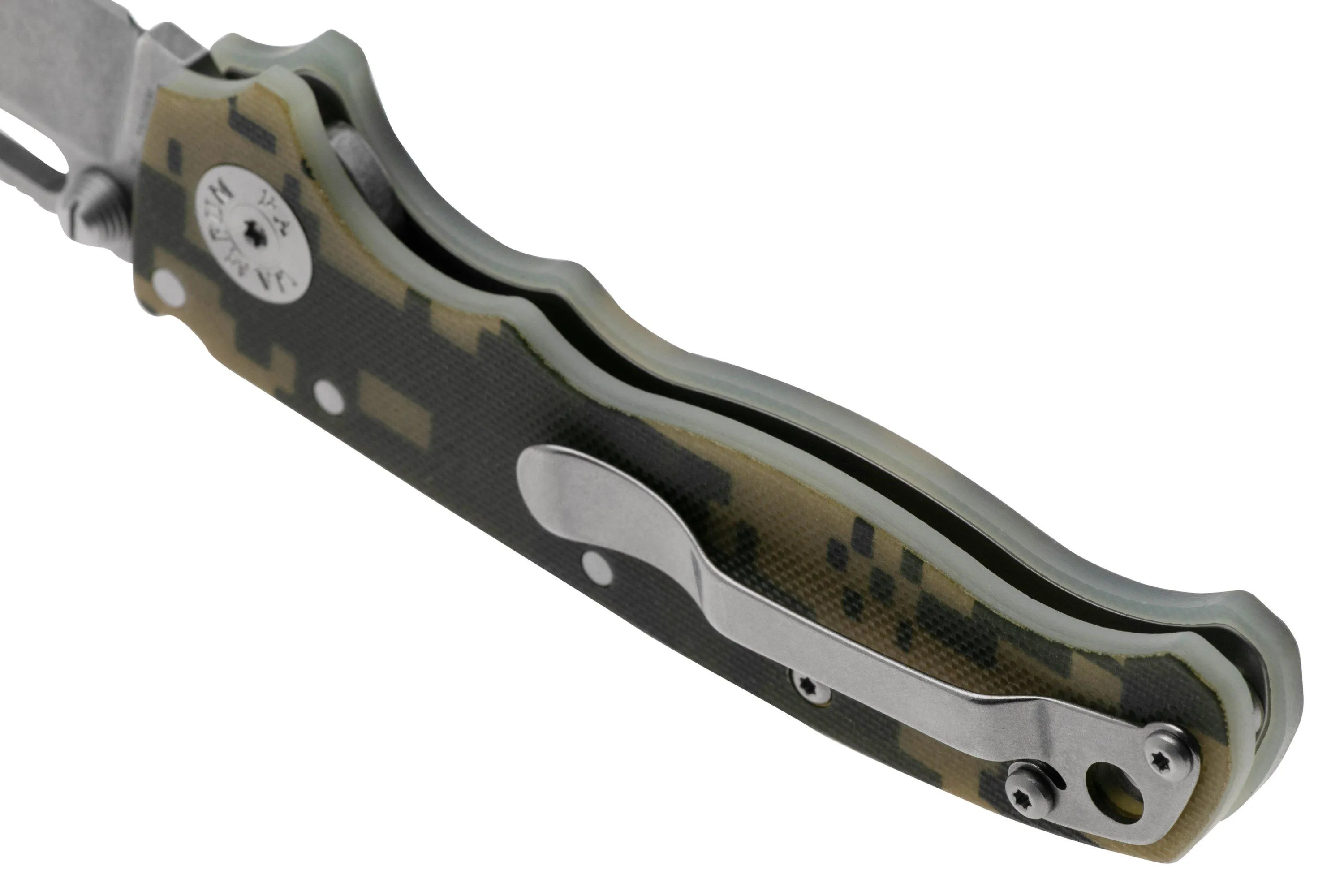 DEMKO KNIVES AD20.5 SHARKLOCK CPM 3V CLIP POINT AD2053VCPDC DIGICAMO G10, NAVAJA