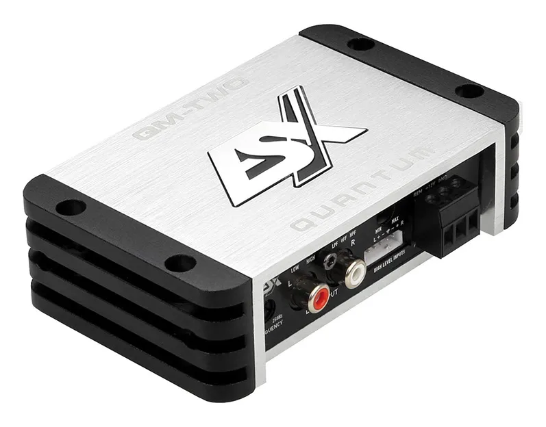 ESX QUANTUM QMTWO MINI AMPLIFICADOR DE COCHE DE 2 CANALES 2X120 WRMS / 2 OHMS