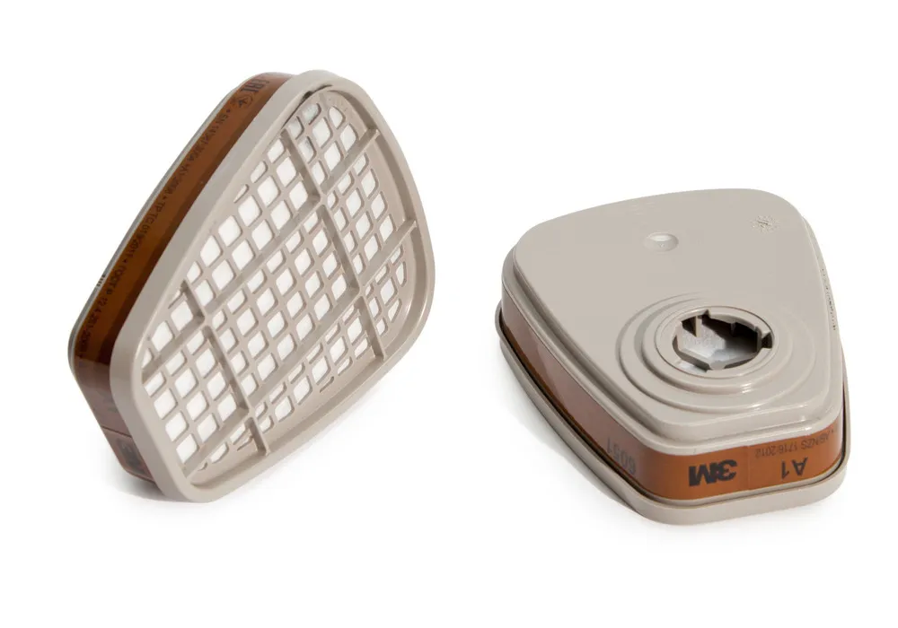 Filtro de gas y combinado 3M 6051 A1, protección frente a gases, vapores orgánicos, clasificación A1