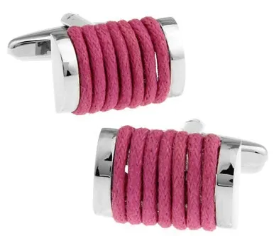 Gemelos para camisa Cuerda Fucsia