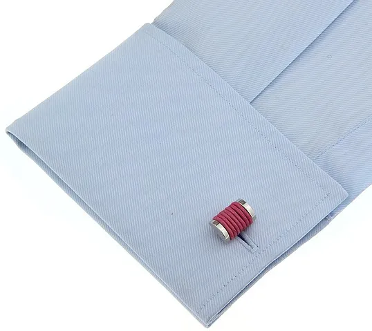 Gemelos para camisa Cuerda Fucsia