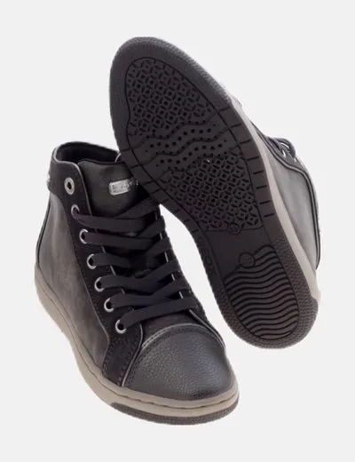 Geox Deportivo plateado bota
