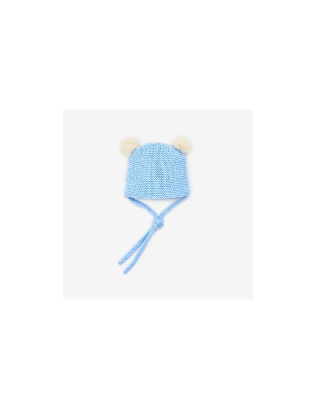 GORRO 90059G POMPONES DE PELO CONSTELACION PAZ RODRIGUEZ