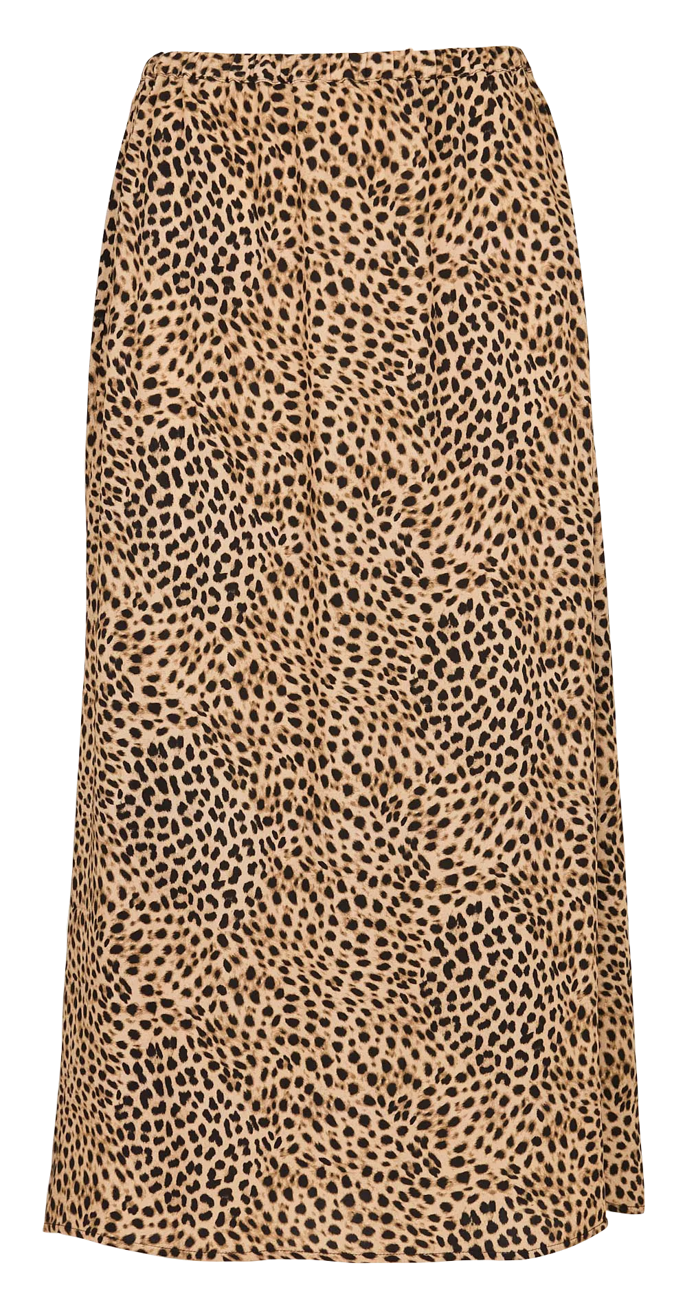 HARRIS WILSON FAUVE  FALDA MIDI RECTA CON ESTAMPADO DE LEOPARDO EN MARRON