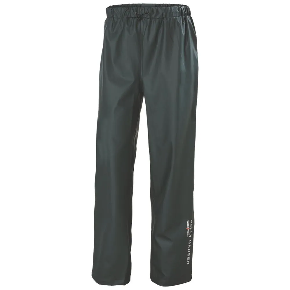 HELLY HANSEN VOSS, PANTALóN IMPERMEABLE, NEGRO, TALLA XL (CINTURA 3941
