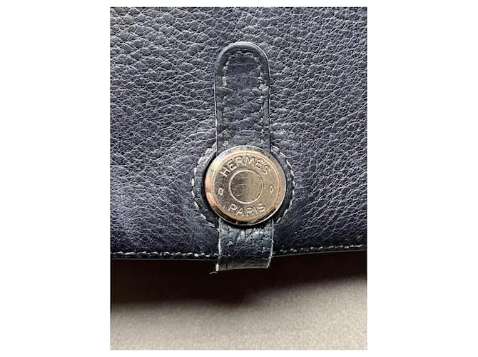 Hermès carteras Azul oscuro 