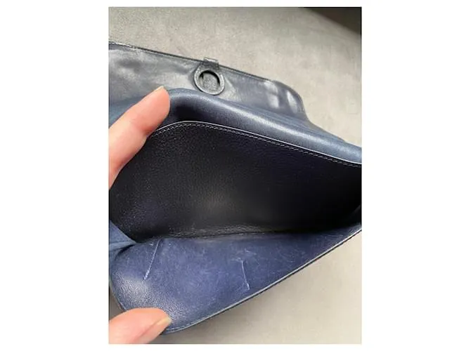 Hermès carteras Azul oscuro 