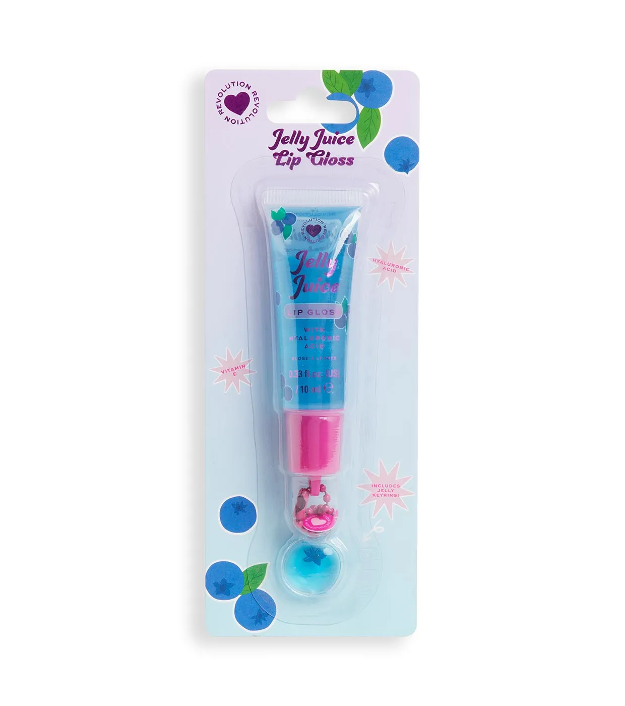 I HEART REVOLUTION  BRILLO DE LABIOS JELLY JUICE  BLUEBERRY