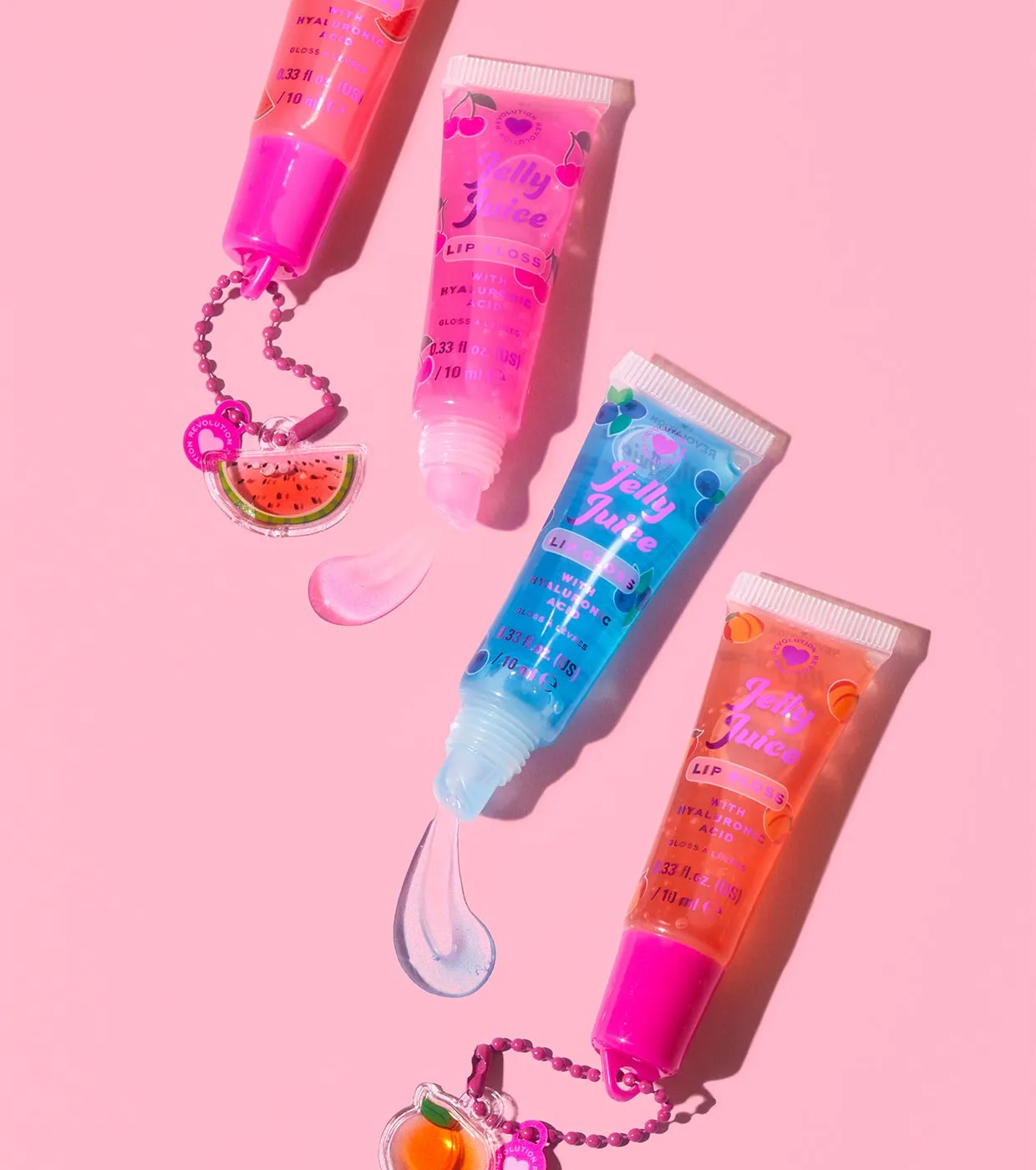 I HEART REVOLUTION  BRILLO DE LABIOS JELLY JUICE  BLUEBERRY