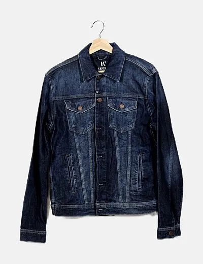 Kaporal Chaqueta denim azul oscuro