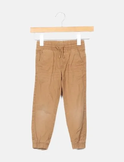 Kiabi Pantalón baggy camel