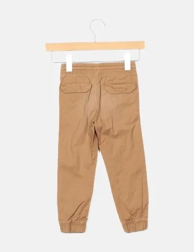 Kiabi Pantalón baggy camel
