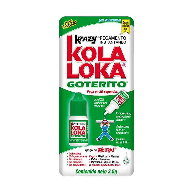 Kolaloka Pegamento Instantaneo GOTERITO 3.5G 10PZS