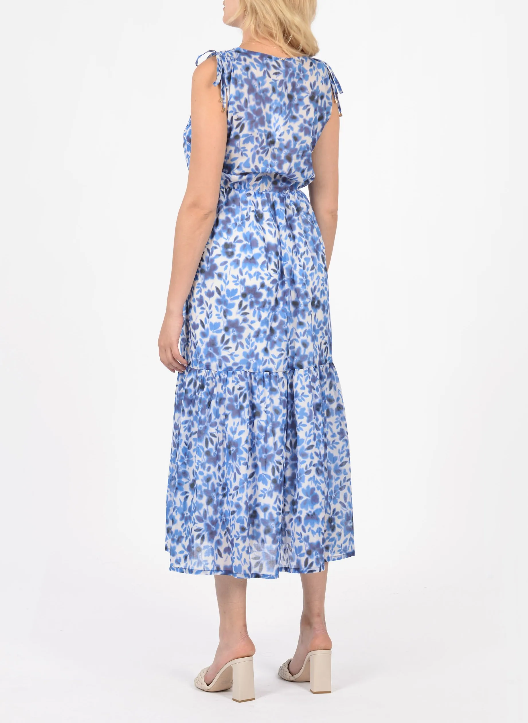 KOOKAI JOY  VESTIDO ESTAMPADO CON SMOCK DE ALGODóN EN MULTICOLOR