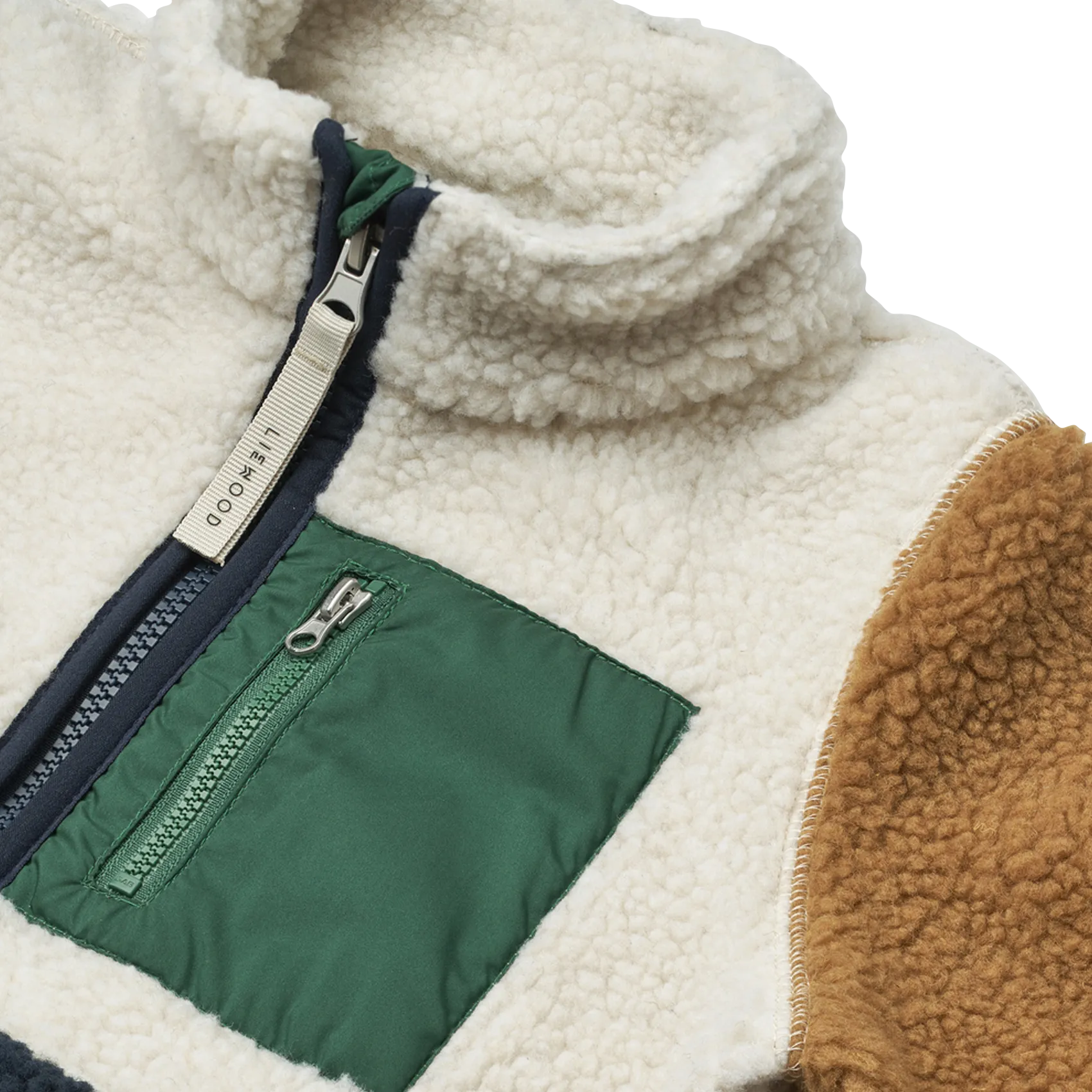 LIEWOOD NOLAN  CHAQUETA HOLGADA DE POLAR EN AZUL