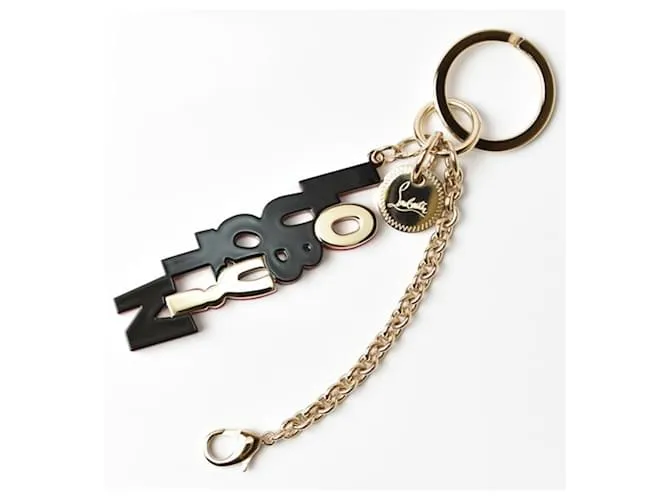 Llave de Christian Louboutin Negro Roja 