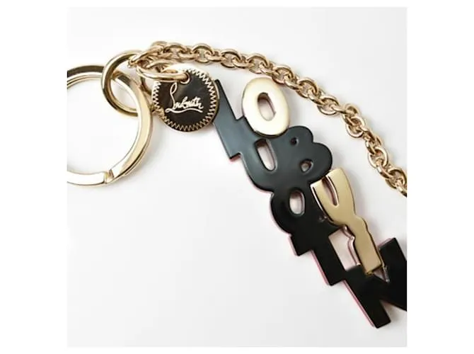 Llave de Christian Louboutin Negro Roja 