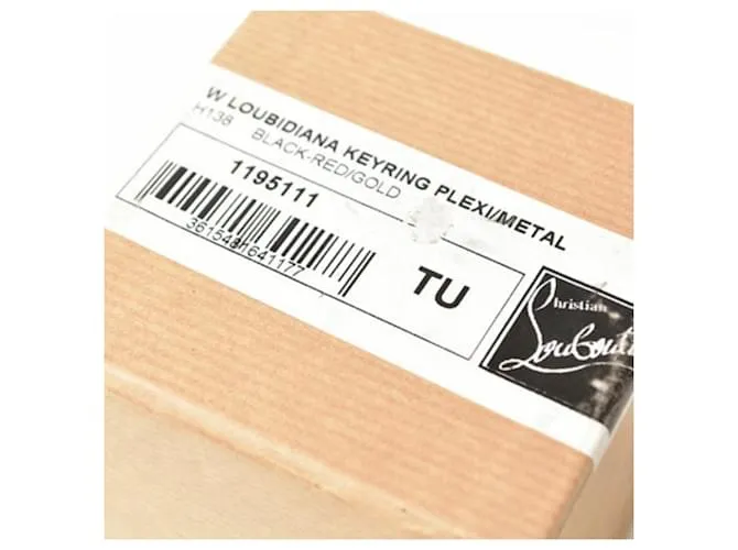 Llave de Christian Louboutin Negro Roja 