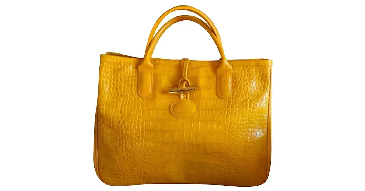 Longchamp Caña Amarillo 