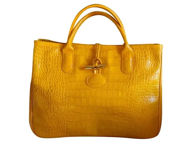 Longchamp Caña Amarillo 