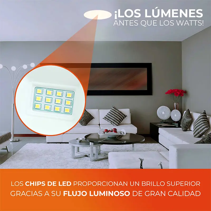 Lámparas LED Techo Interior Tecnolite NOVA 11W Luz Día 4pzs