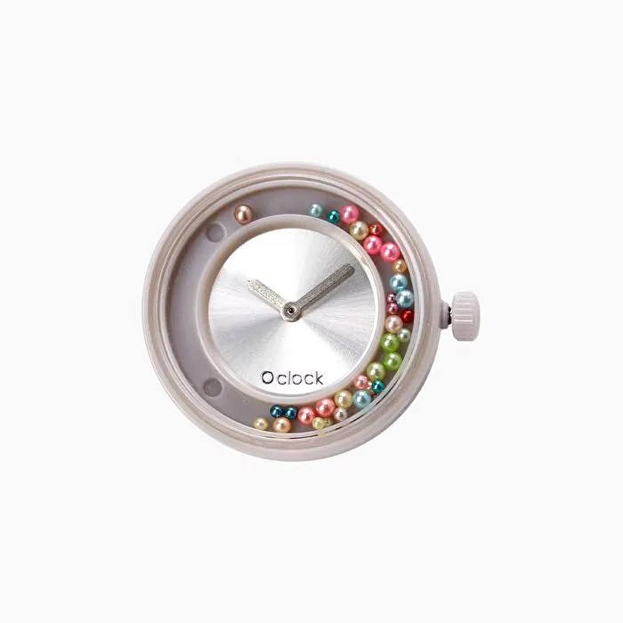 Mecanismo dancing pearl plata O clock
