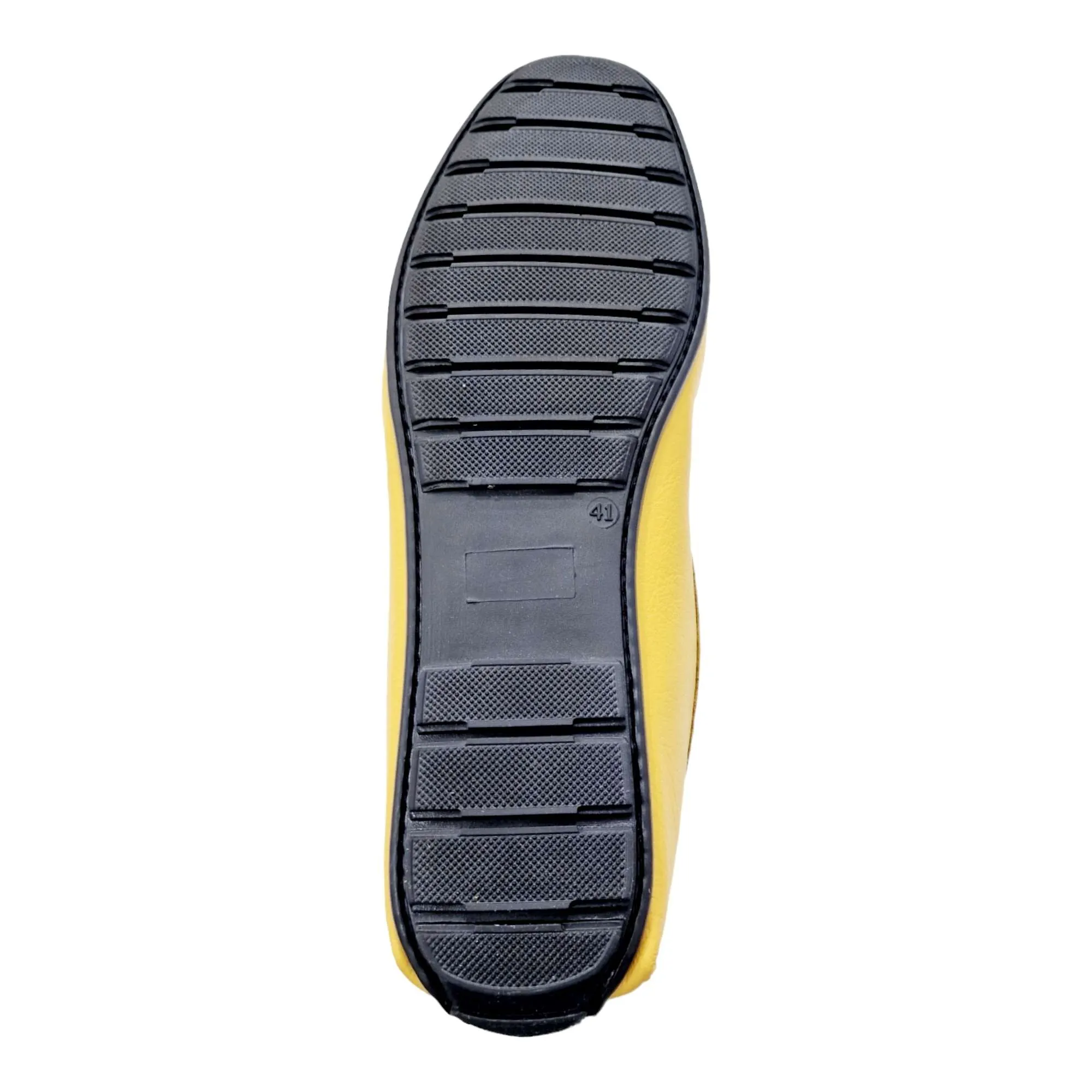 MOCASÍN HOMBRE DRIVER ANTIFAZ PIEL AMARILLO AMARILLO
