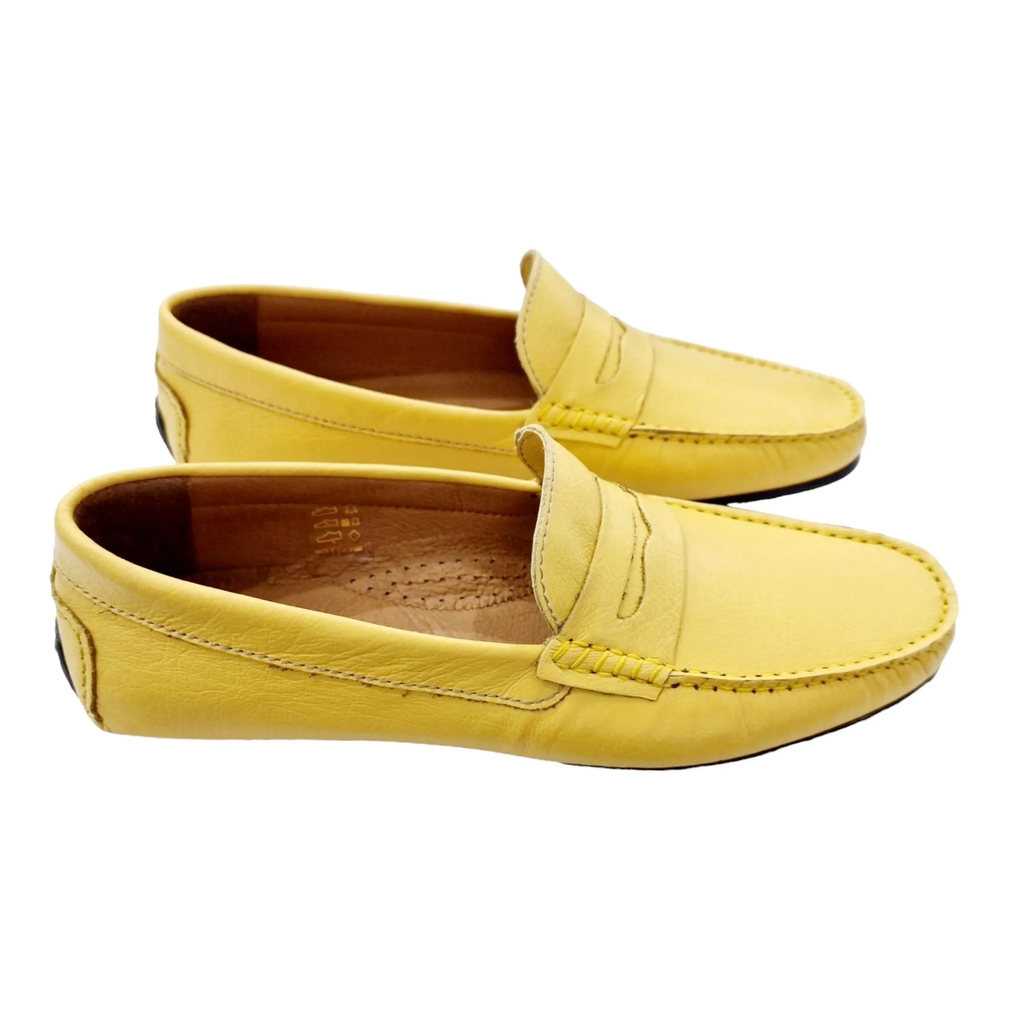 MOCASÍN HOMBRE DRIVER ANTIFAZ PIEL AMARILLO AMARILLO