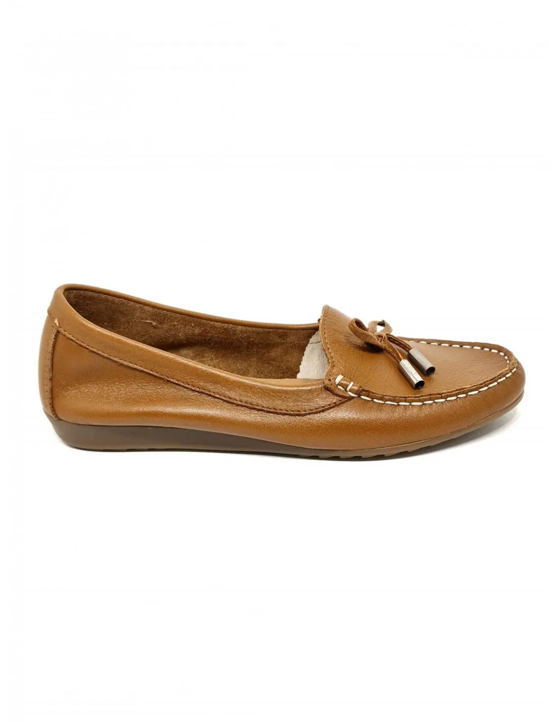 Mocasín de mujer Bola en azul marino o camel 10741fs