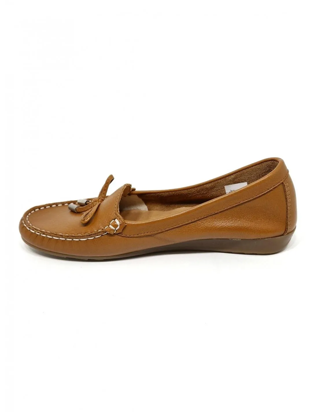Mocasín de mujer Bola en azul marino o camel 10741fs