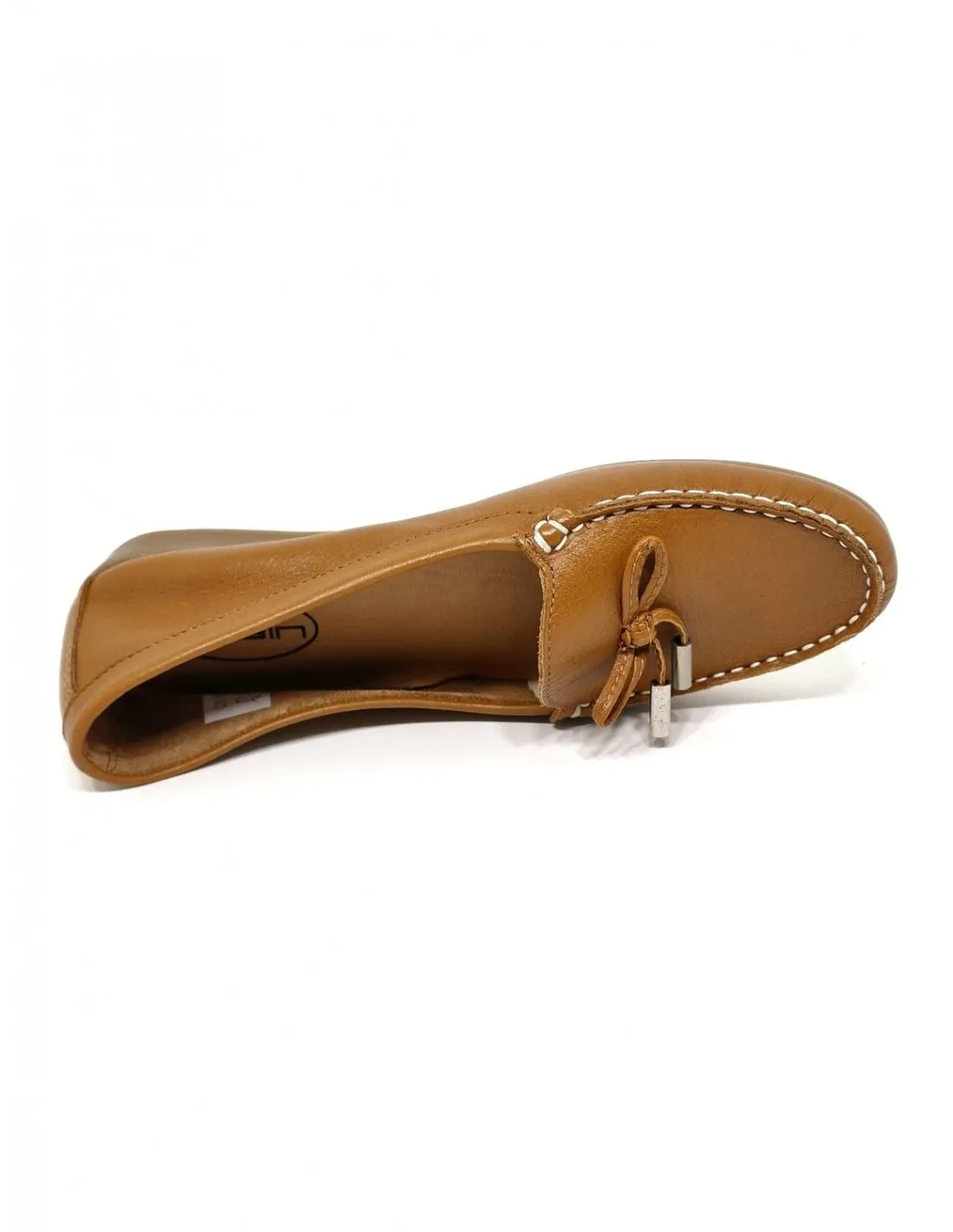 Mocasín de mujer Bola en azul marino o camel 10741fs