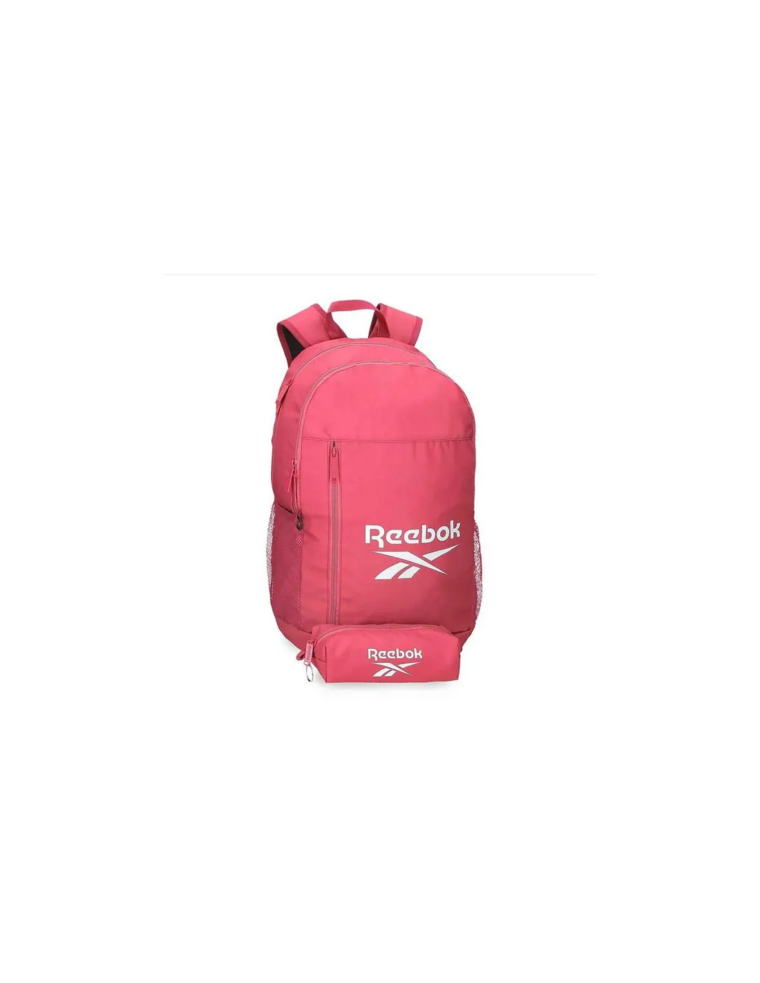 Mochila dos compartimentos Reebok Ashland + estuche 48 cm rosa