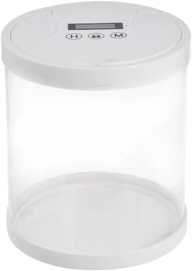 MVKLIW Caja de Bloqueo de Tiempo Electrónico Contenedor de Bloqueo de Temporizador Multi Función Caja de Bloqueo de Tiempo de Ba