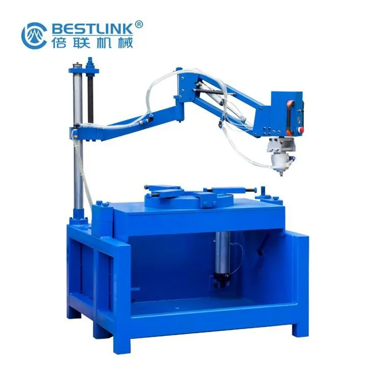 Máquina neumática para pulir brocas de botón con brazo robótico AGM18