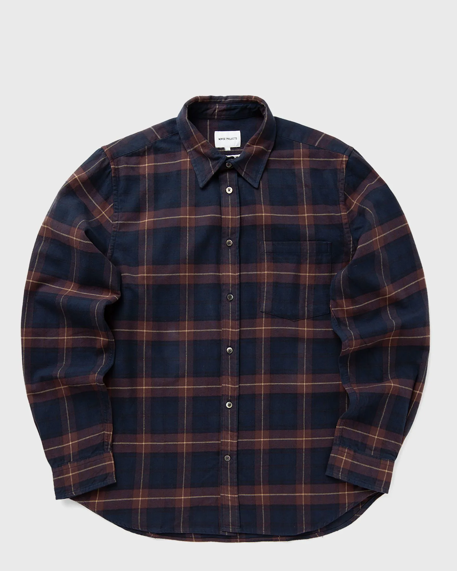 NORSE PROJECTS Osvald Organic Flannel Check Shirt Longsleeves